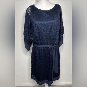 CB Established 1962 Dress Navy Lace Dress size 10